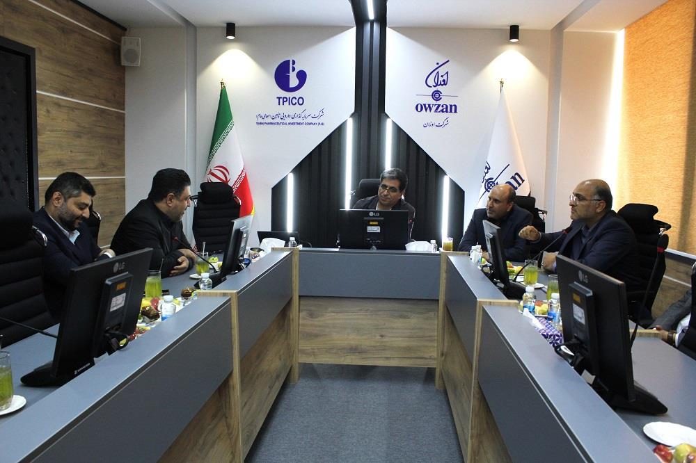 تاکیددکترنادری علیزاده مبنی بر تشکیل اداره فوریت های دارویی درشرکت اوزان جهت مقابله باکمبودهای احتمالی