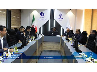بازدیدمدیران عامل شستا وتیپیکو ازشرکت اوزان