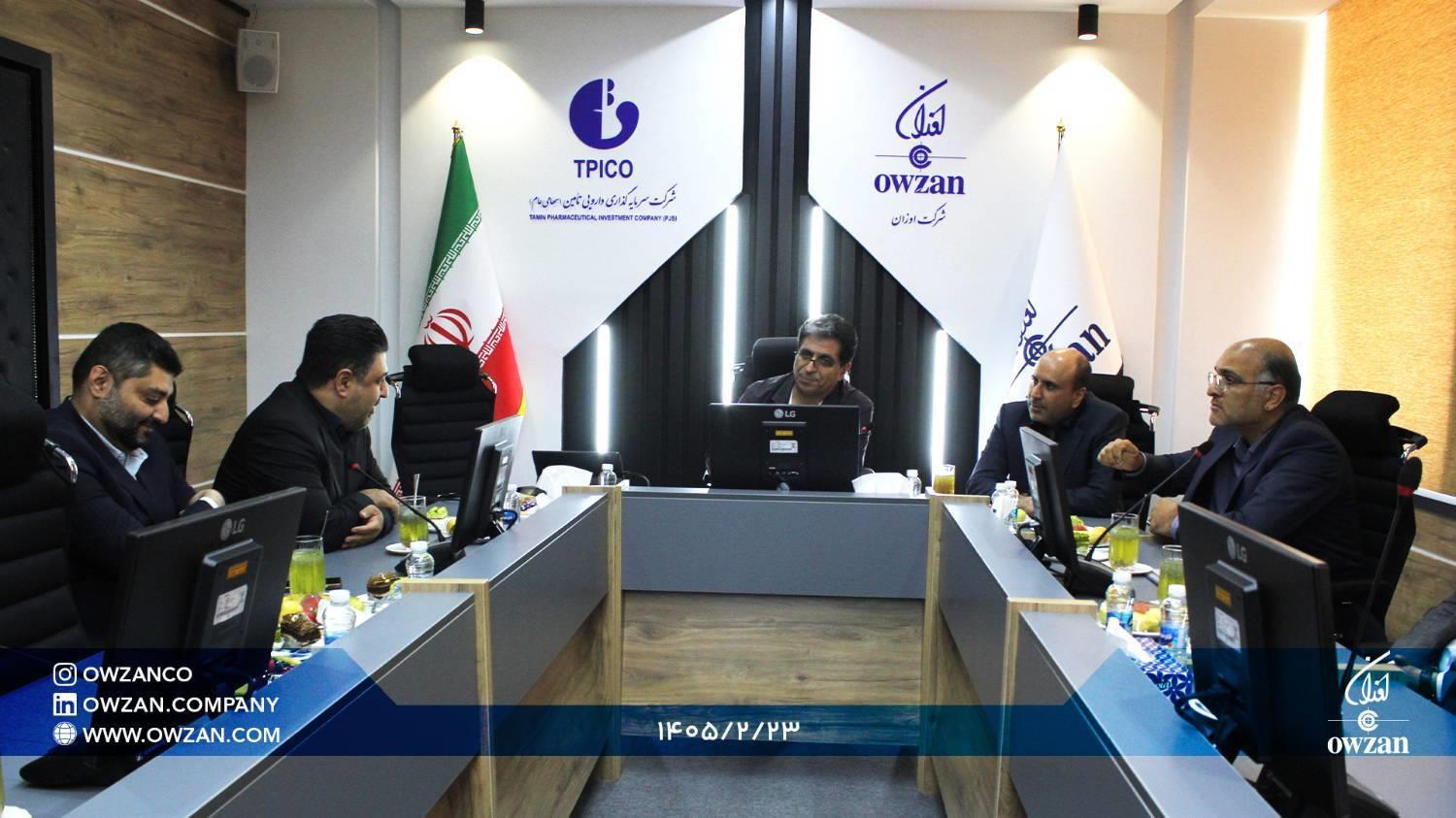 بازدیدمدیران عامل شستا وتیپیکو ازشرکت اوزان